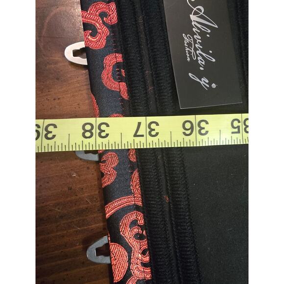 Alivila.Y Fashion Black Lace/ Red Overbust Corset Bustier Top 5xl Runs Small - Picture 10 of 12